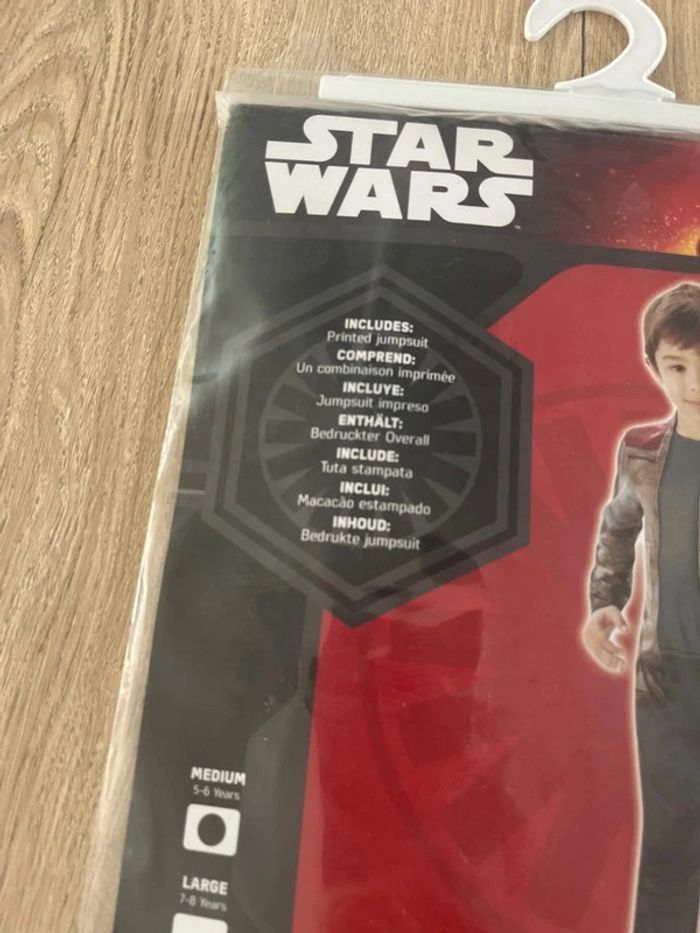 Déguisement enfant Disney star Wars taille 5-6 ans Classic Finn neuf - photo numéro 3