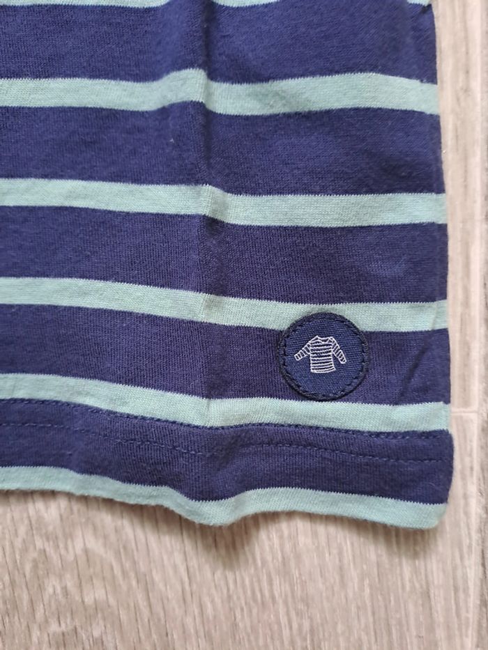 T-shirt marin 12M Armor Baby - TBE comme neuf - photo numéro 3