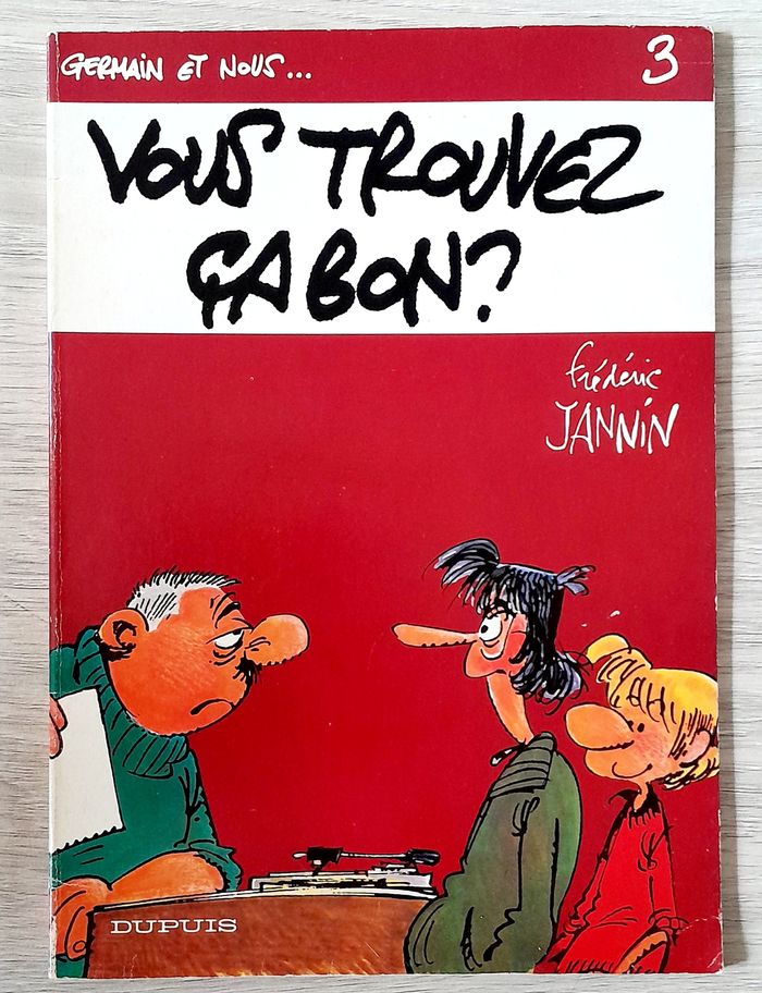 BD vous trouvez ça bon ? Germain et Nous par frédéric jannin