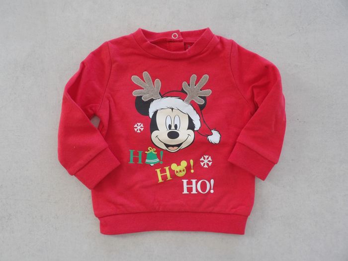 Sweat Noël Mickey Disney 6 mois