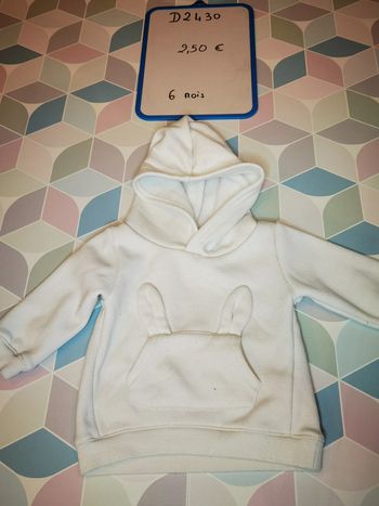 D2430 - sweat garçon 6 mois
