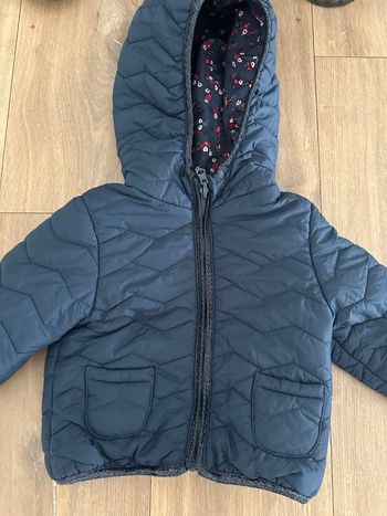 Jolie doudoune réversible 