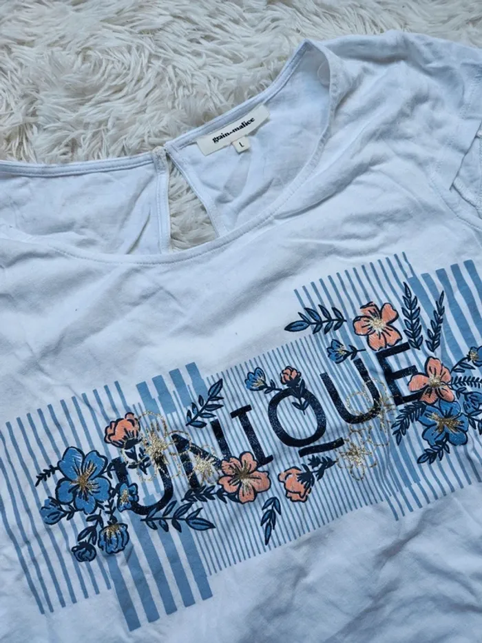 T-shirt Grain de malice L - photo numéro 2