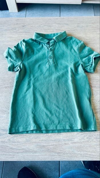 Polo/teeshirt manches courtes vert 6 ans 