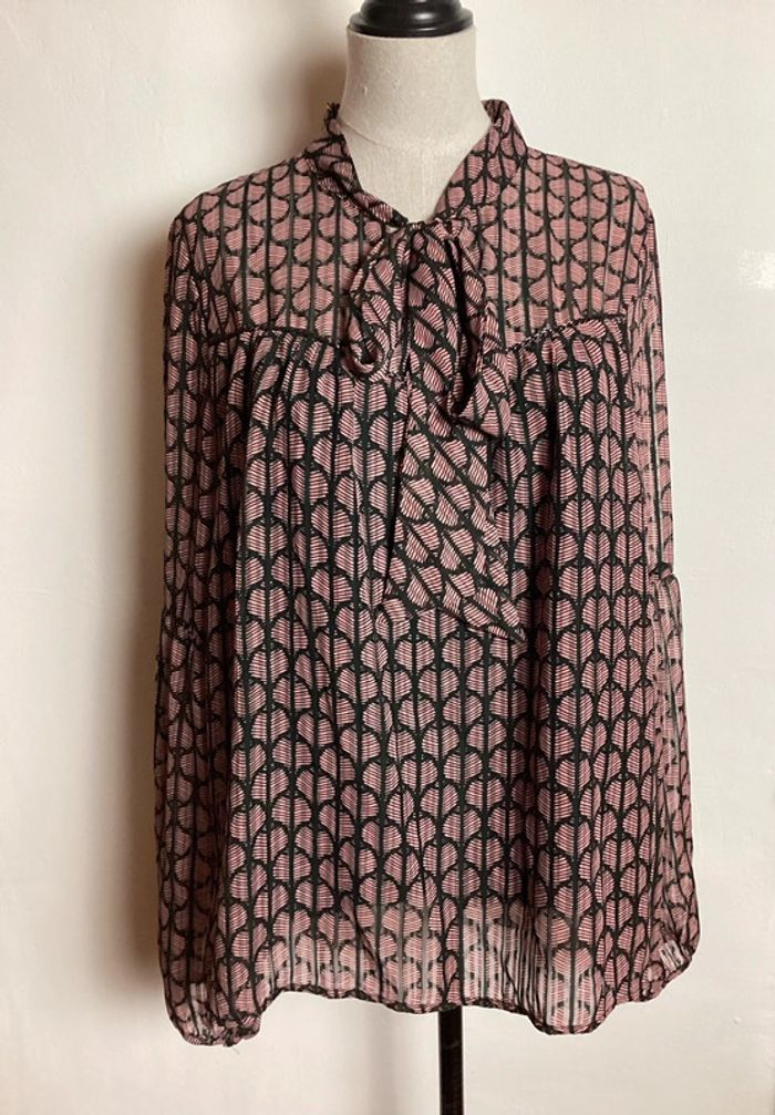 Blouse fluide rose et noire Lili&Lala 40