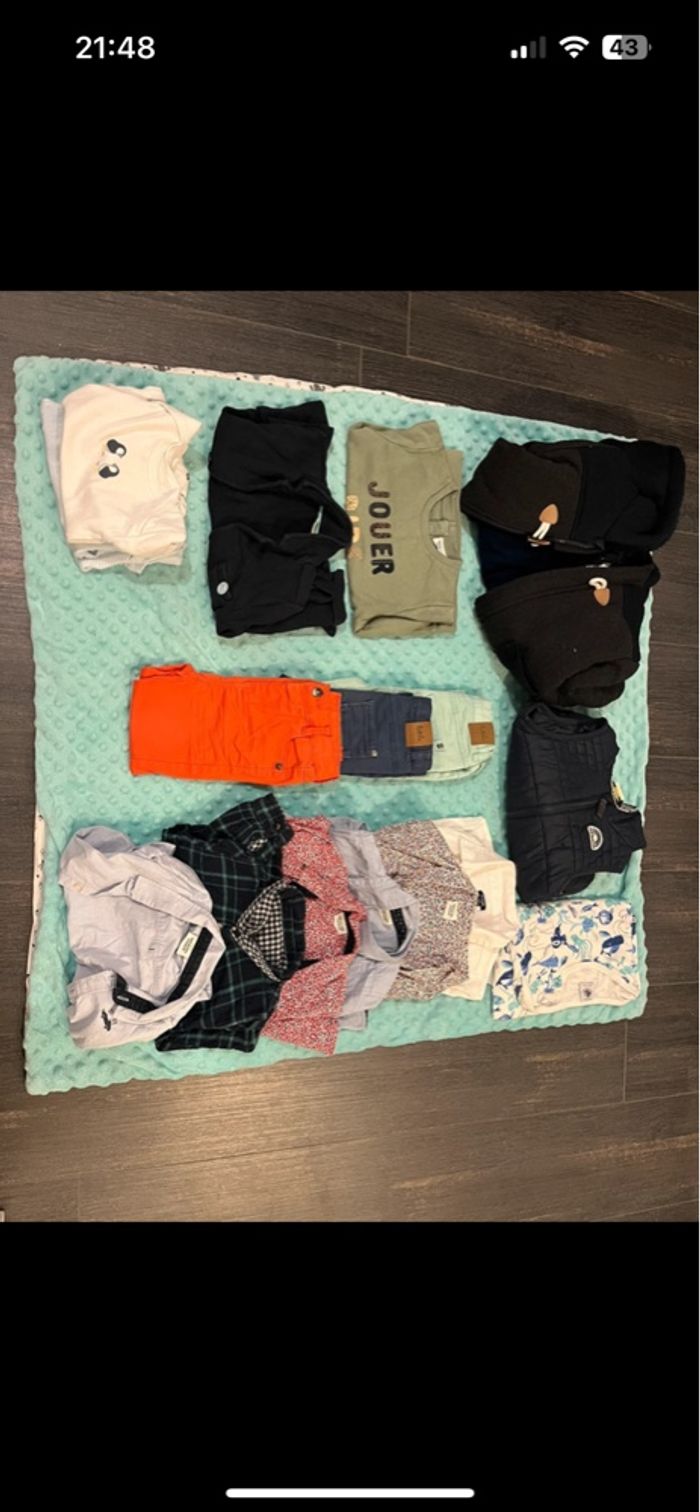Lot vêtement garçon 23 mois