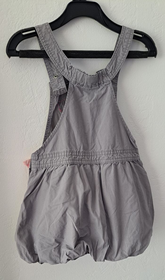 Robe grise à bretelles effet boule 2 ans - photo numéro 7