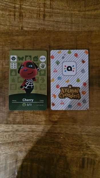 Carte Amiibo Cherry - Anna - Luna 077