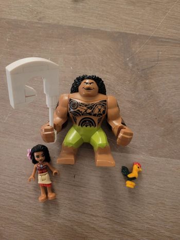Lot de figurines lego vaiana