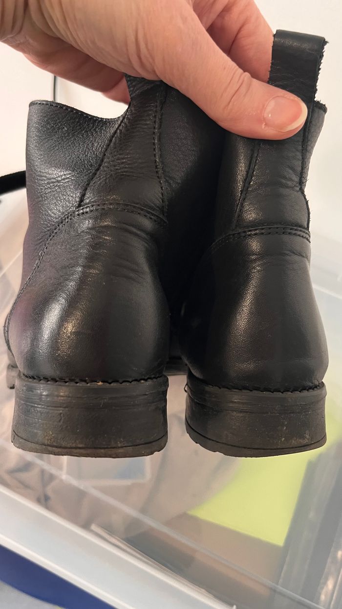 Boots André T38 Cuir Intérieur et extérieur - photo numéro 9