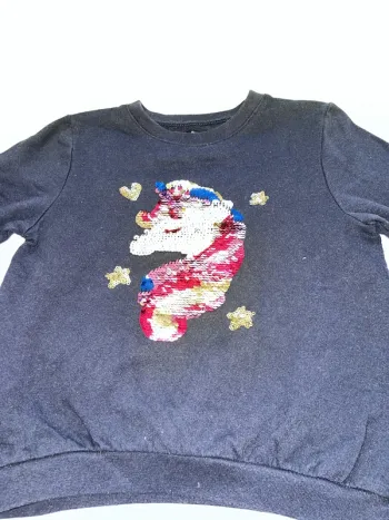 Sweat fille licorne