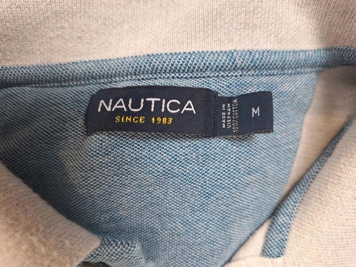 Polo manche courte nautica multicolore - taille M - homme brodé (461) - photo numéro 8