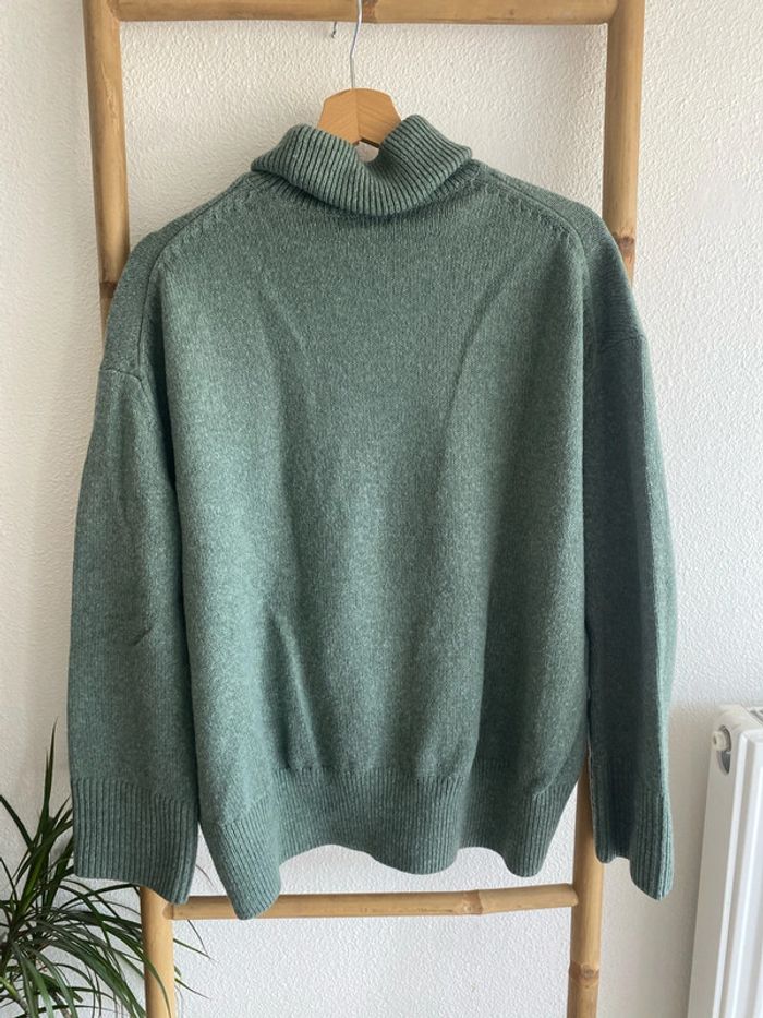 Pull oversize col roulé - photo numéro 3