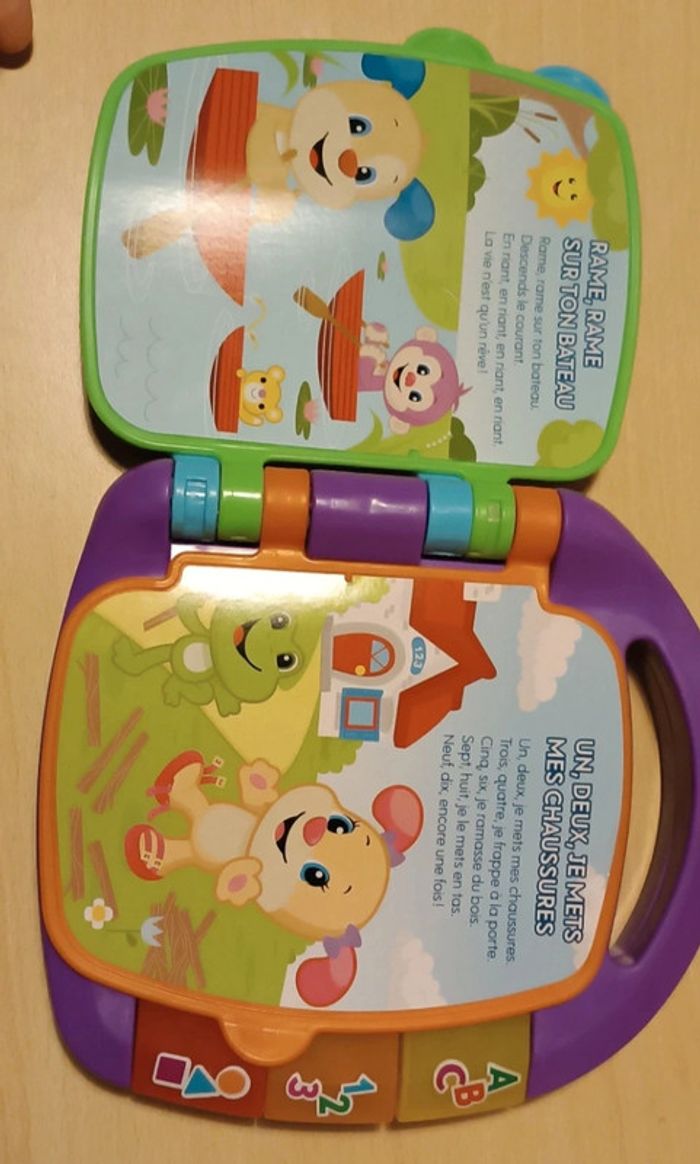 Livre intéractif comptines Fisher price - photo numéro 2