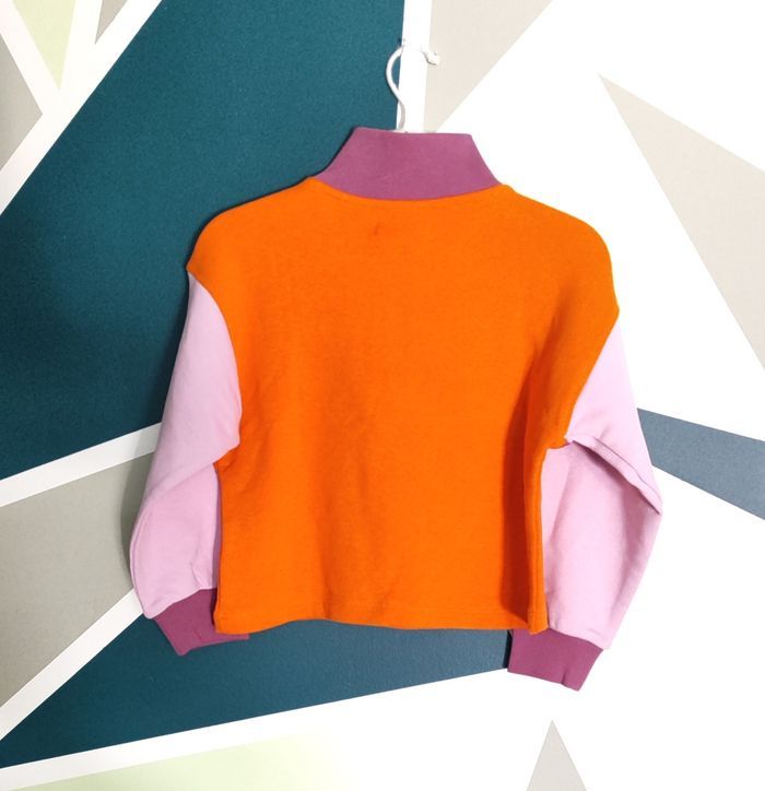 Sweat col zippé RAIZZED NEUF - 6 ans (116cm) - Color-block - photo numéro 6