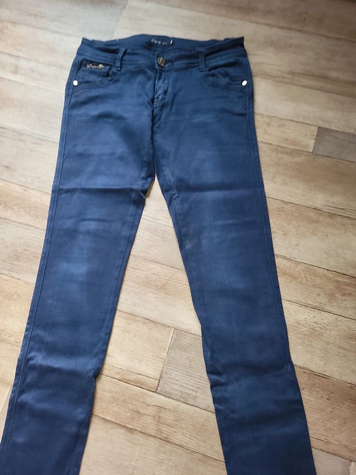 Jeans marine femme - photo numéro 2