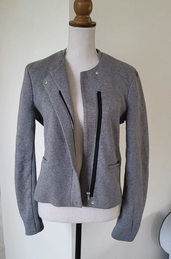 Veste perfecto gris Zara Taille L ou 40