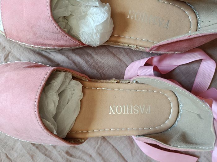 Chaussures femme été en 38 Fashion rose - photo numéro 2