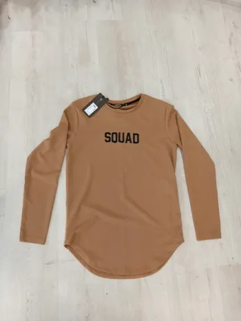 Pull fin homme à manches longues marron clair taille xl