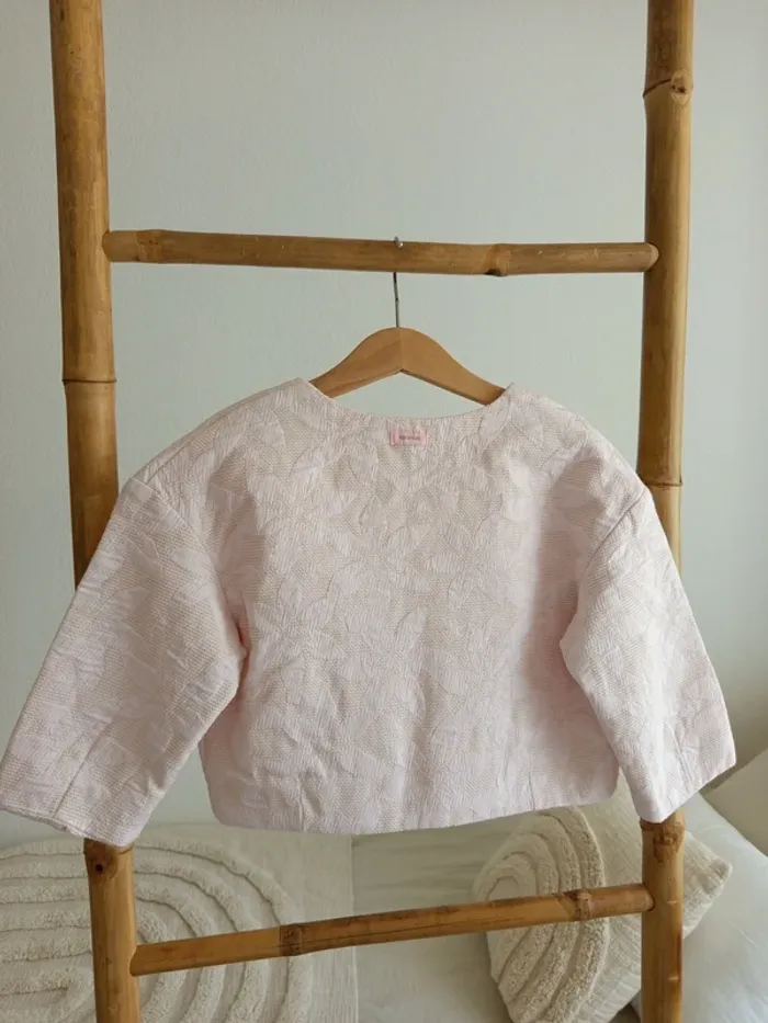 Veste de cérémonie rose Catimini 7 ans - photo numéro 3