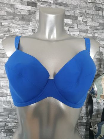 Haut de maillot de bain bleu T100/E