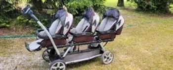 Poussette triple Peg-perego