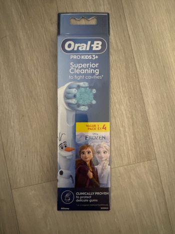 4 brossettes oral-b pro kids 3+ Disney Frozen