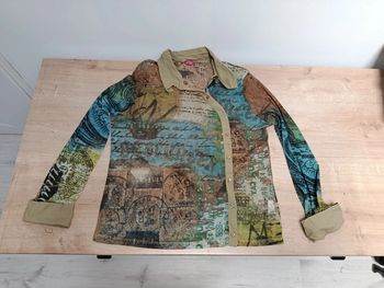 Chemise mesh asymétrique