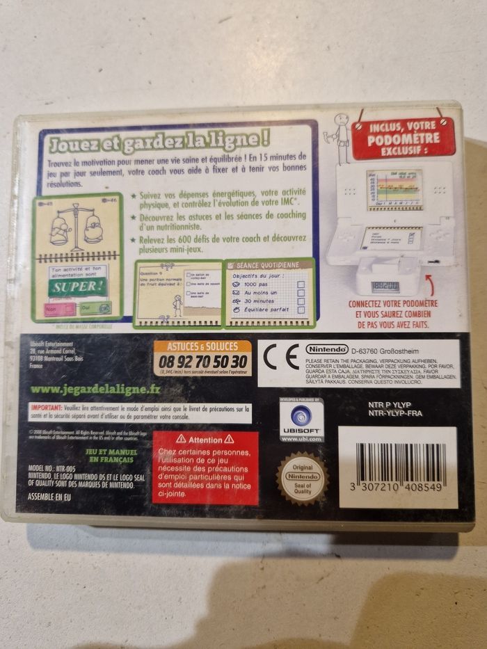 Jeu Nintendo DS Mon coach personnel je garde la ligne - photo numéro 2