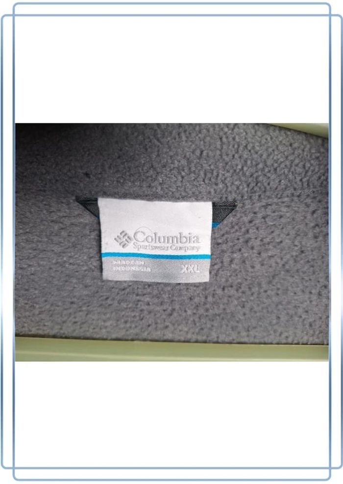 veste Polaire Columbia  grise et noir homme / taille 2XL / brodé - photo numéro 9