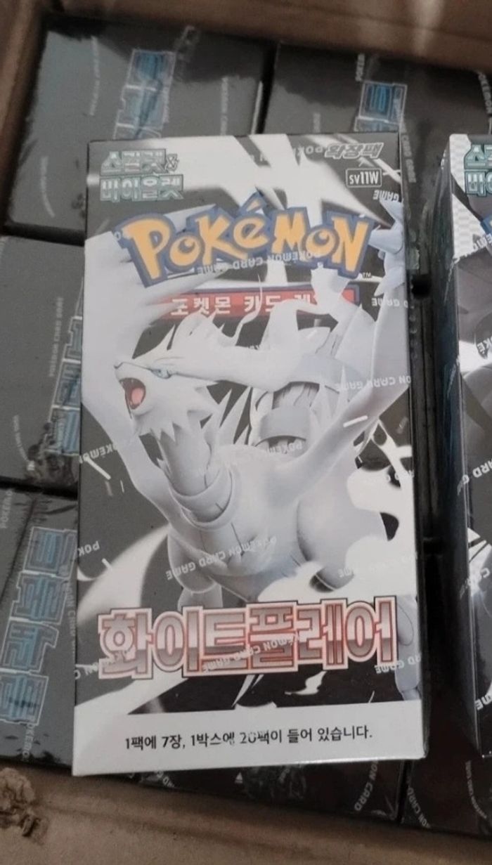 Display sv11w white flare flamme blanche reshiram neuve scellée Pokémon sv11w coréen kr