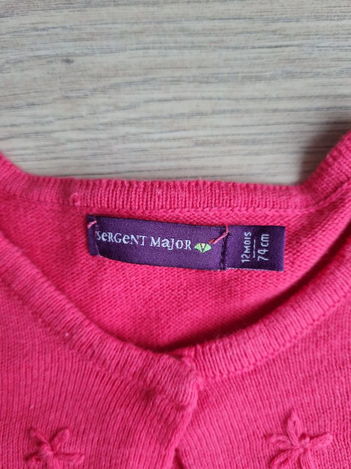 Boléro Fushia 12 mois Sergent Major - photo numéro 3