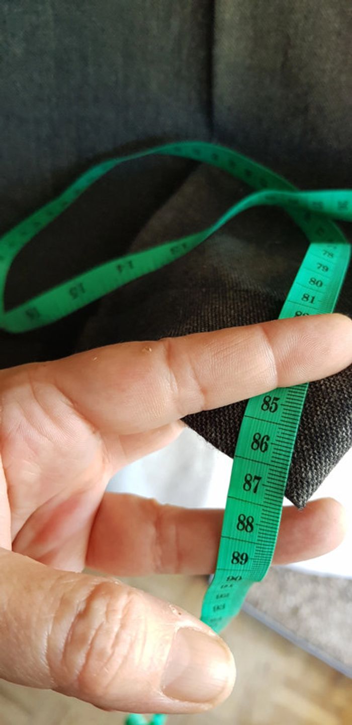 Pantalon large gris Mango - photo numéro 5