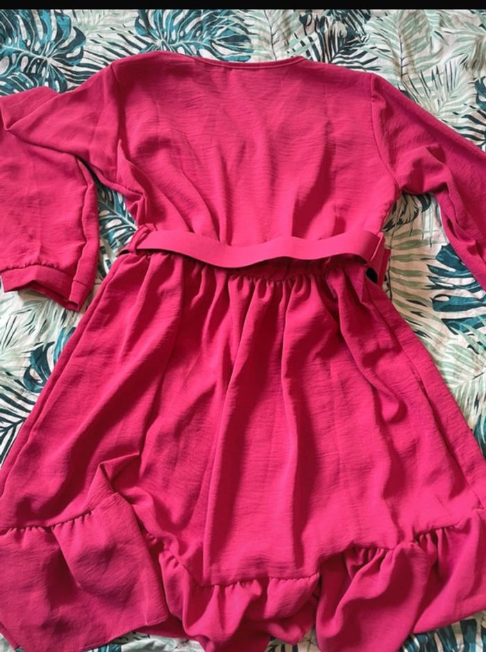 Robe rose avec sa pochette à la ceinture 36/38 - photo numéro 9