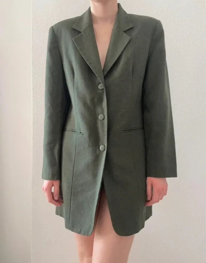 Blazer long Vintage classe chic - photo numéro 2