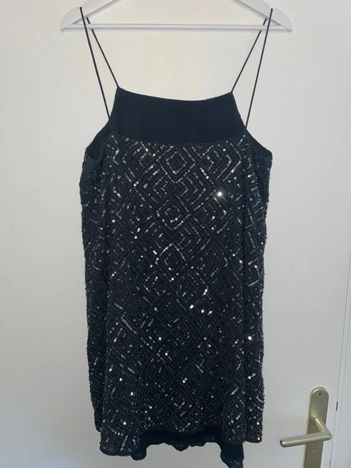 Robe à sequin Mango L - photo numéro 4
