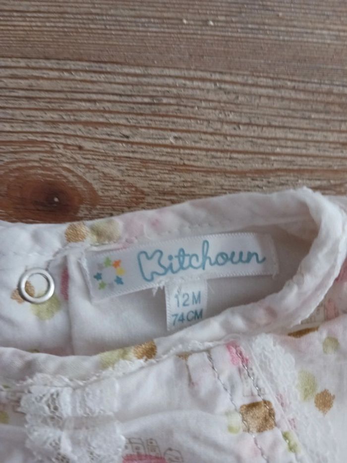Combinaison robe été fille 12 mois Kitchoun - photo numéro 3
