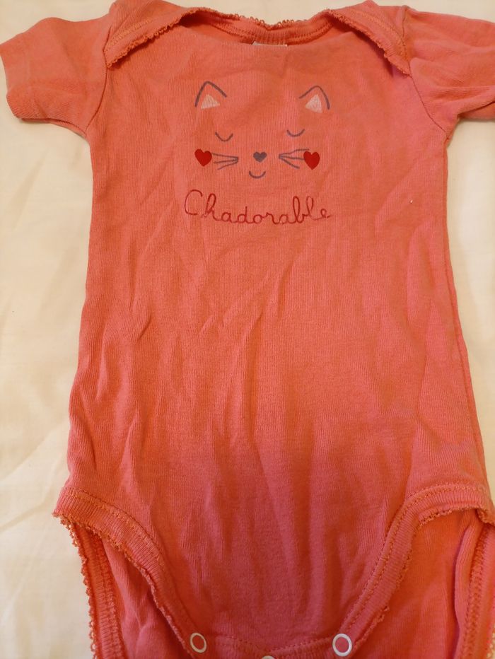 Body manches courtes 12 mois - photo numéro 3
