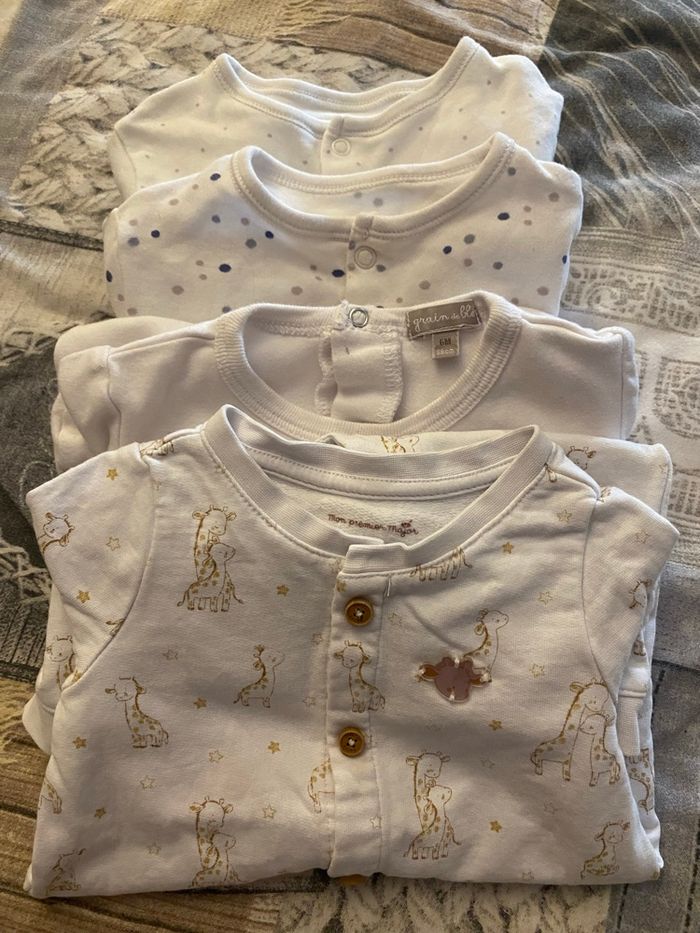 4 pyjama mixte TBE taille 6 mois - photo numéro 4