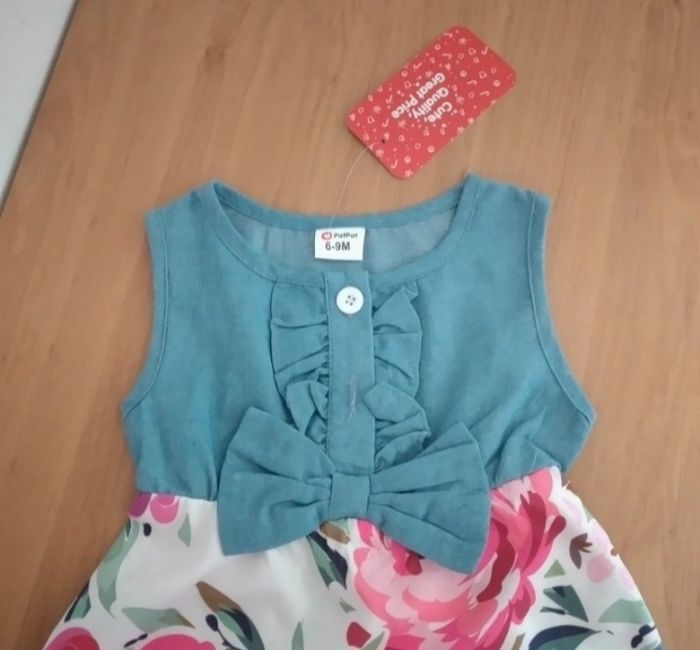 Robe sans manches Neuve avec étiquette 6-9 mois fille - photo numéro 2