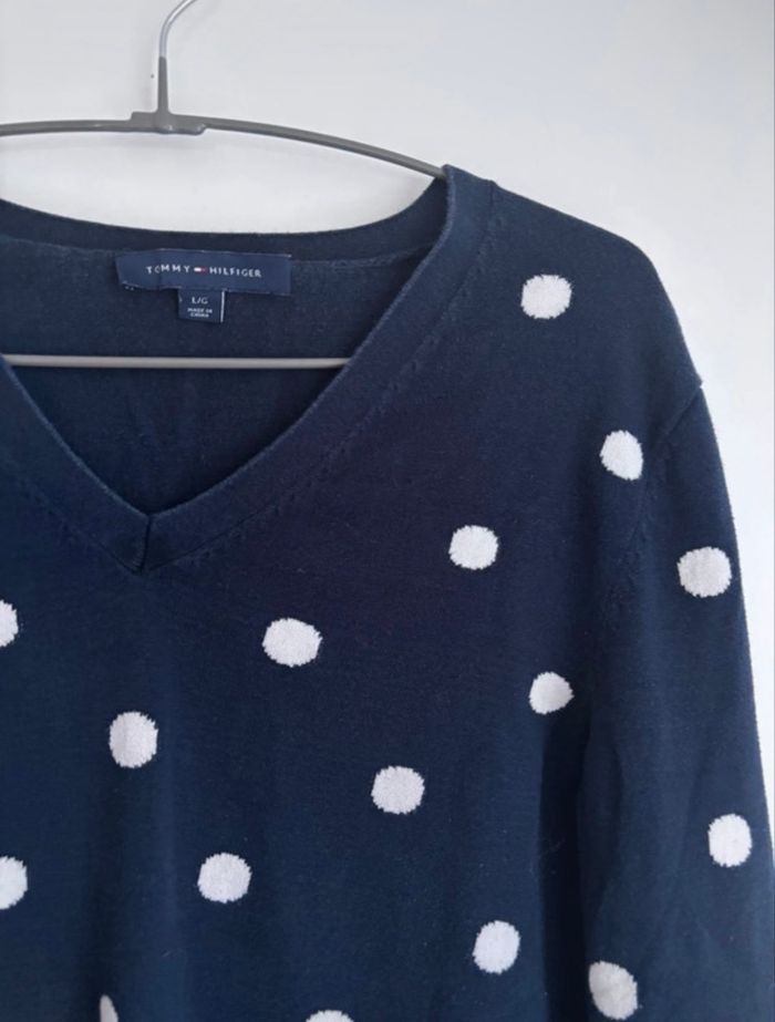 💙 Pull femme Tommy Hilfiger Taille L - photo numéro 2