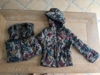 Manteau + doudoune catimini 5 ans