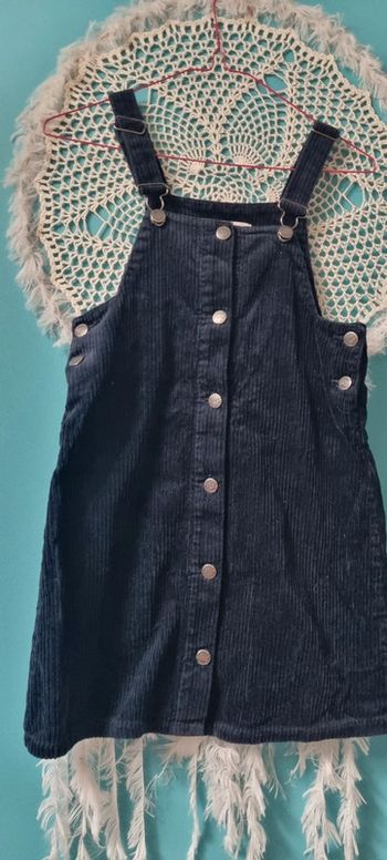 Robe salopette bleu