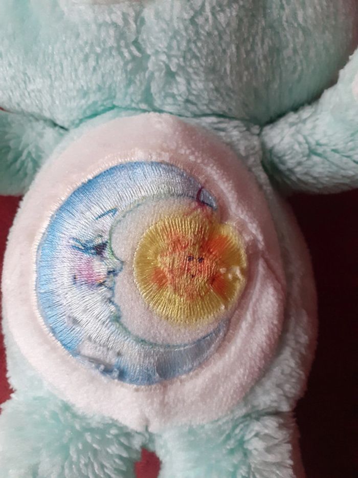 🧸 Peluche bisounours croissant de lune Gros dodo vintage - photo numéro 3