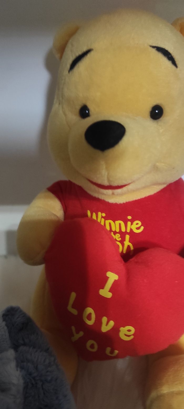 2 peluches Winnie ourson et bourriquet  Disney - photo numéro 6