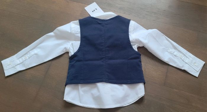 Ensemble chemise + veste sans manche - photo numéro 2