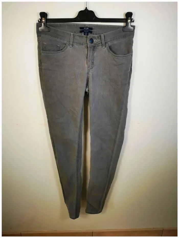C35 jeans gris kiabi XS