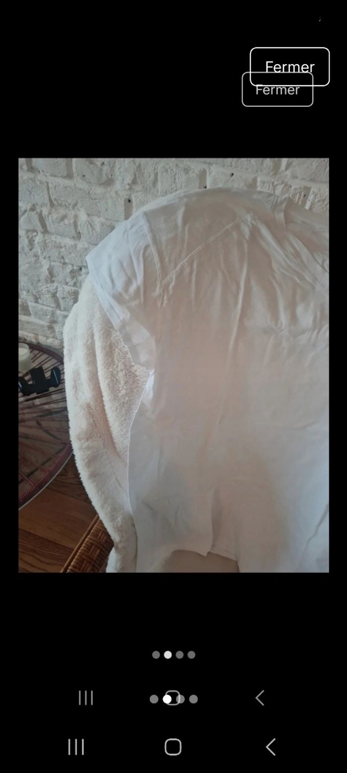 Robe american vintage blanche xs/s - photo numéro 4