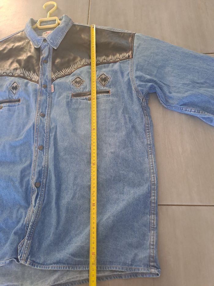 Veste vintage cowboy western mixte bi matière Shooter Taille 2 - photo numéro 10