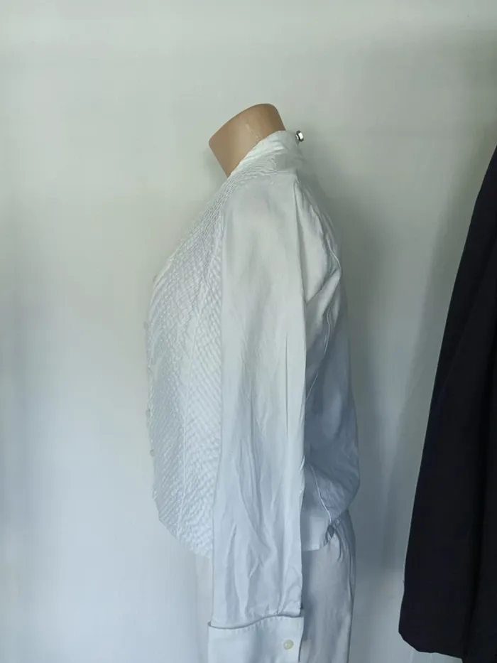 Chic Jones New York White Button-Down Jacket - photo numéro 2